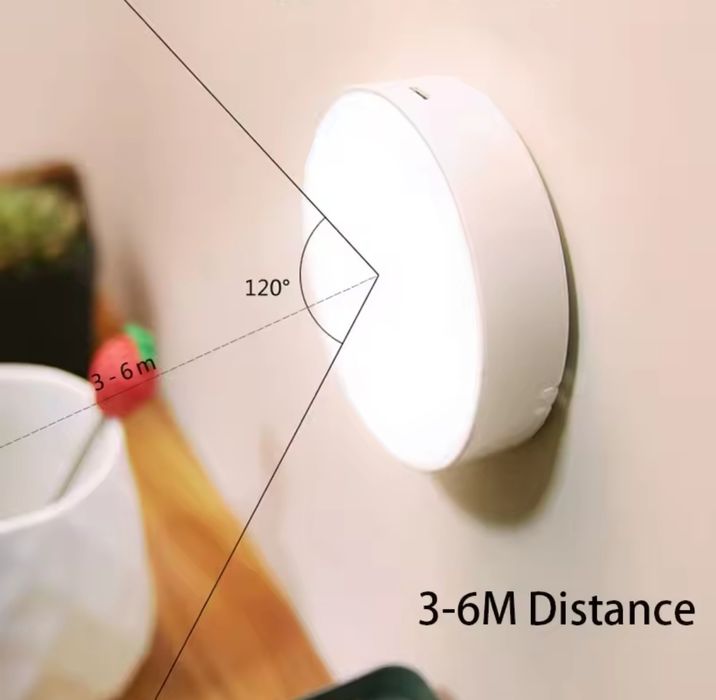 Lampka LED akumulatorowa z czujnikiem ruchu i zmierzchu