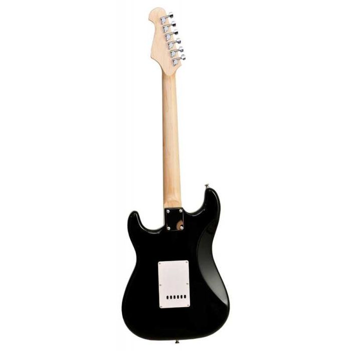 Gitara elektryczna Ever Play Stratocaster czarna MEGA zestaw XXL