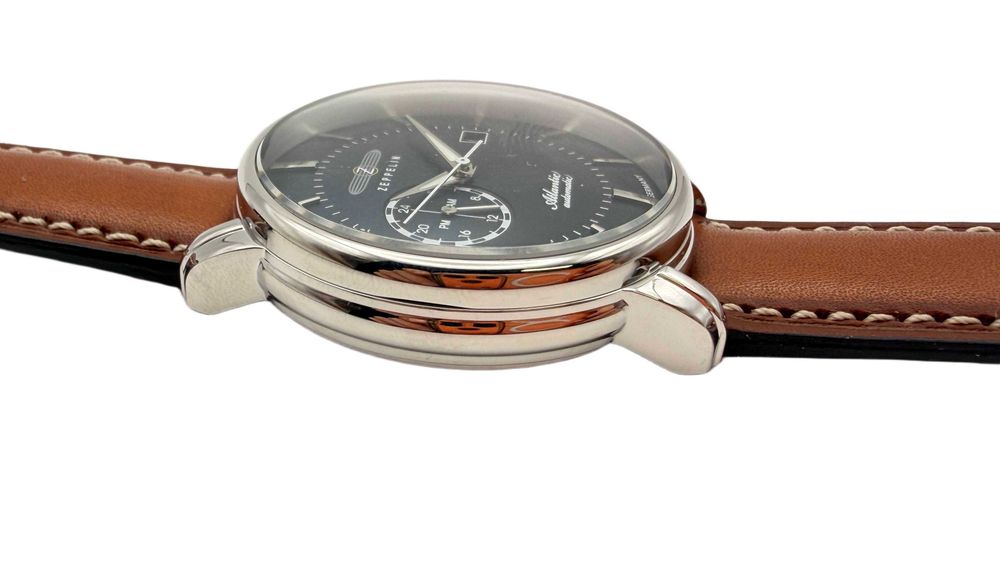 Zegarek Męski Zeppelin Atlantic 8470-5 Automatic Niebieski Powystawowy Idealny