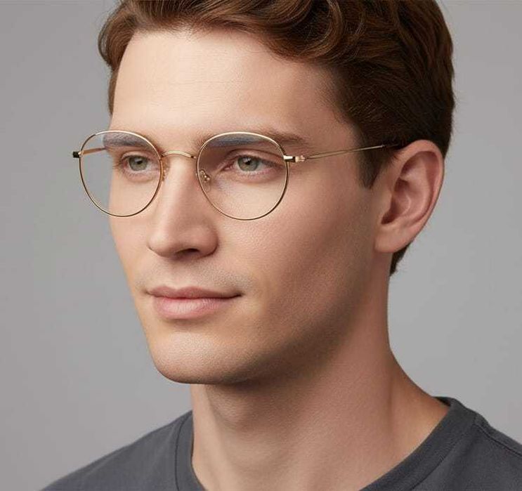 Okulary Zerówki z Filtrem Niebieskim do komputera HBLF54 moc: 0