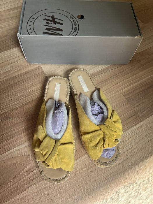 Klapki espadryle h&m