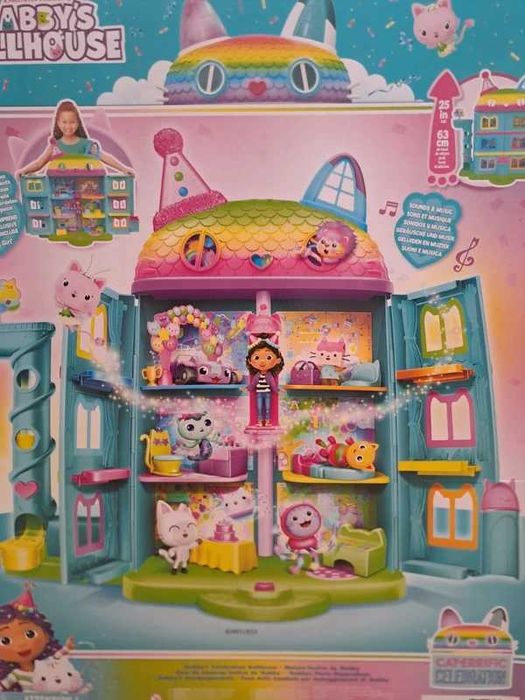Casa da Gabby Dollhouse Celebration (63 cm) - Nova/Selada