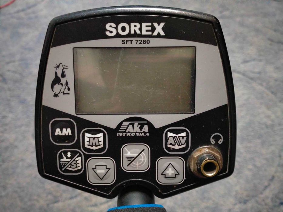 Металлоискатель AKA SOREX 7280 + катушка Goliath + штанга металошукач