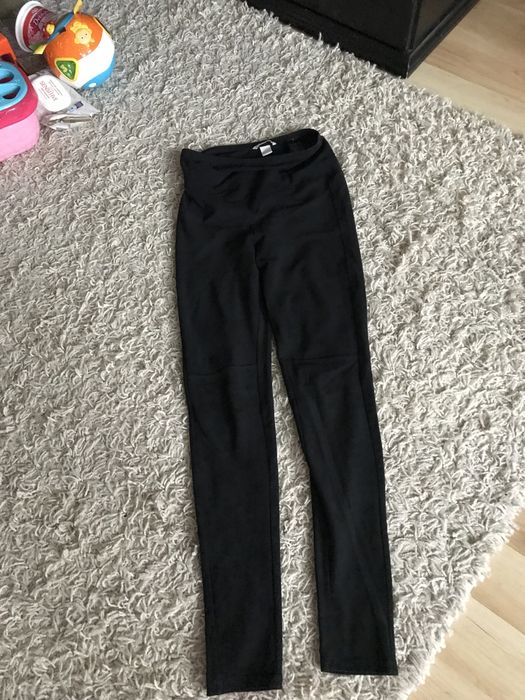 Dżinsy czarne ciążowe r.M