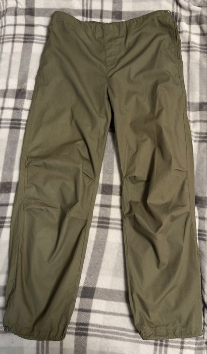 Штани парашюти карго хакі y2k vintage