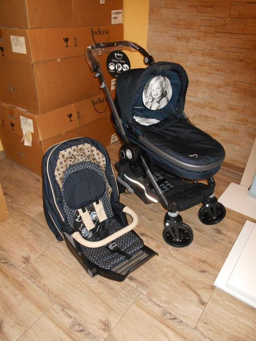 Wózek głęboko-spacerowy TEUTONIA - nowy w kartonie - wysyłka gratis