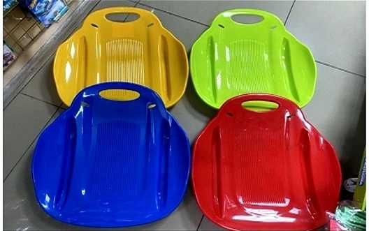 Санки-Льодянка з ручкою тарелка 4 кольори 51*54 см