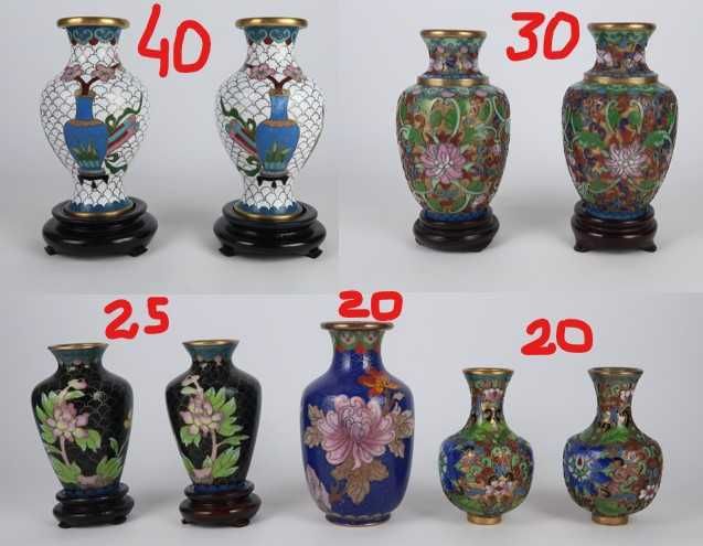 Jarrinhas da China em Cloisonne, CADA