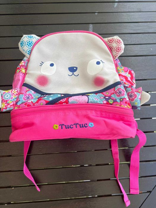 Mochila tuc tuc rosa criança