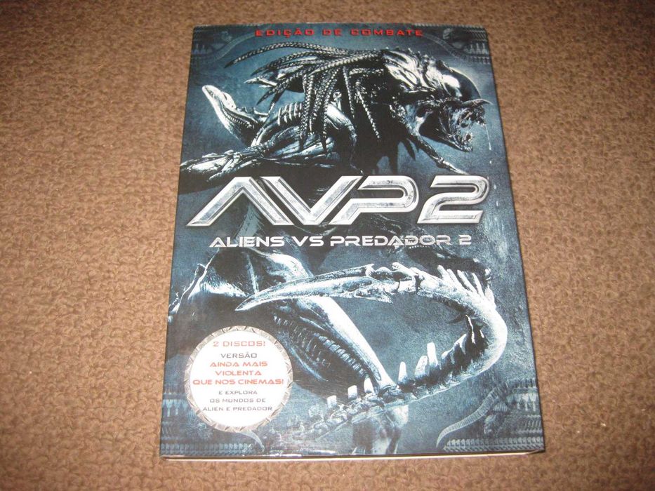 "Aliens Vs Predador 2" Edição Especial com 2 DVDs/Slidepack!