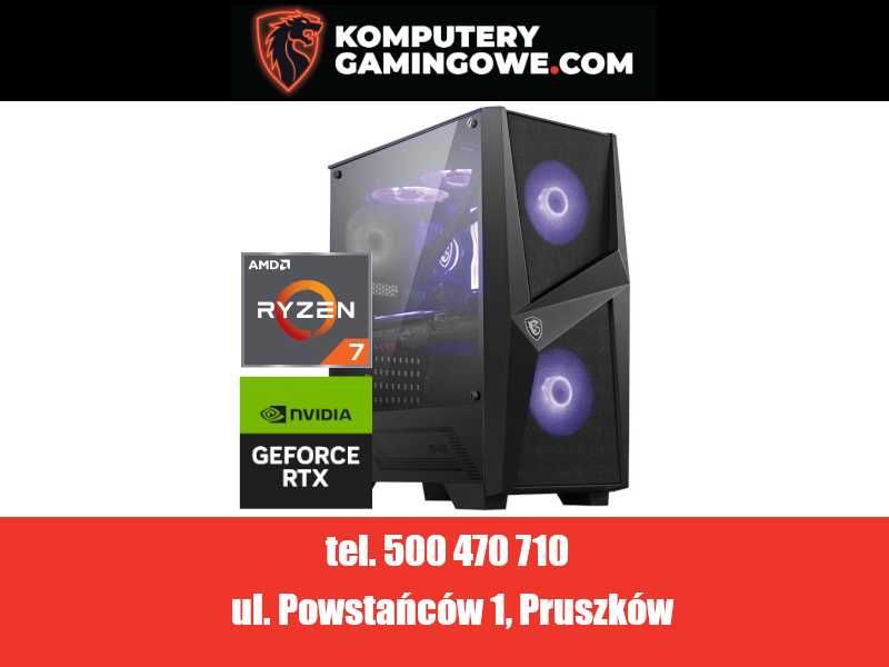 Nowy Komputer Gamingowy Ryzen 7 8700F 2TB 32GB RTX 5070 12gb FV23 RATY
