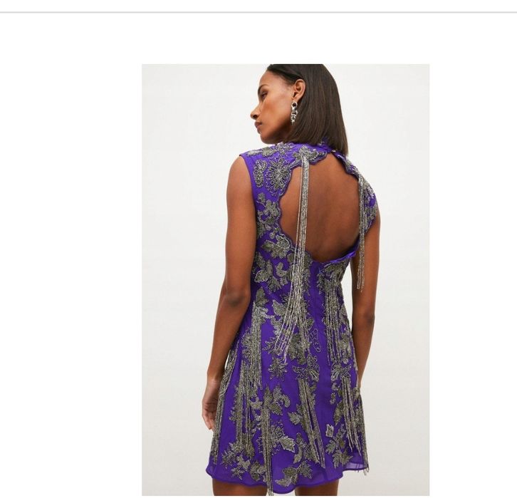 Sukienka bogato zdobiona Karen Millen