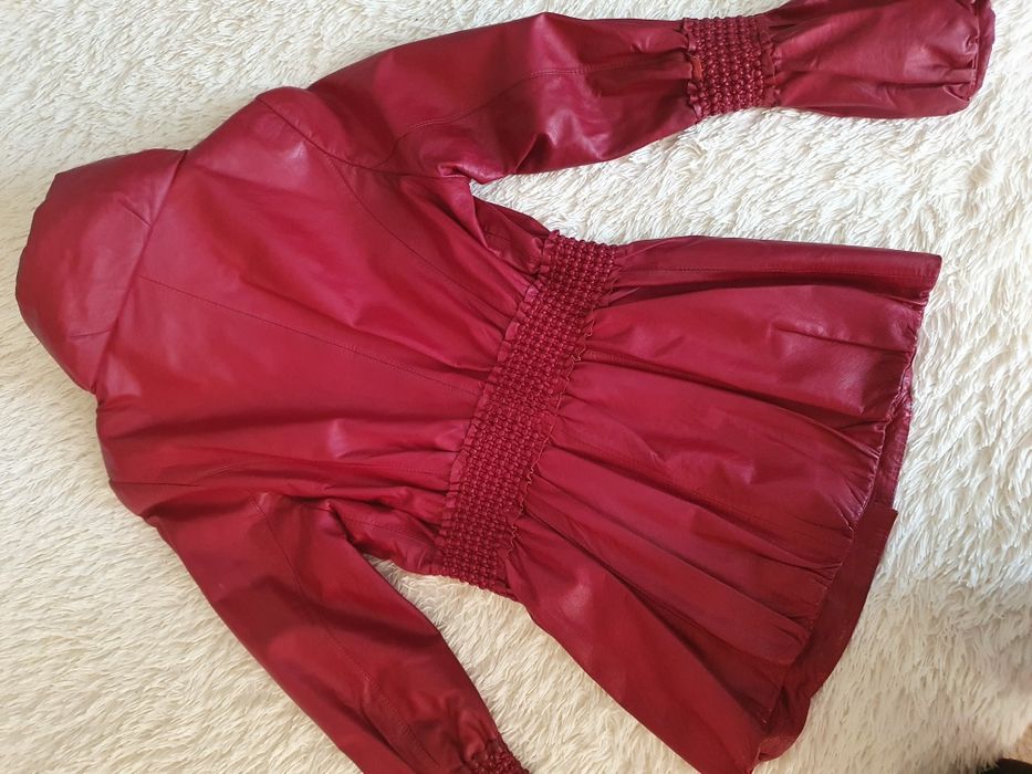 Фирменная куртка кожаная