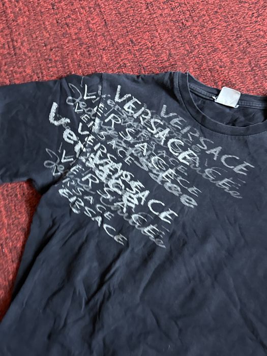 Вінтажна футболка versace jeans, versace jeans tee
