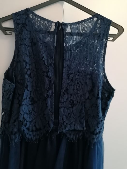 Vestido azul de cerimonia