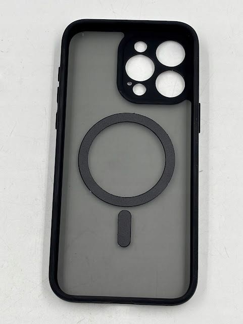fllao cienkie etui na iphone 15 pro max czarne+2 szt szkło hartowane