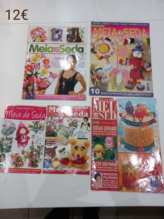 Material para artesanato em meia de seda. 
Preço nas fotos +Portes.