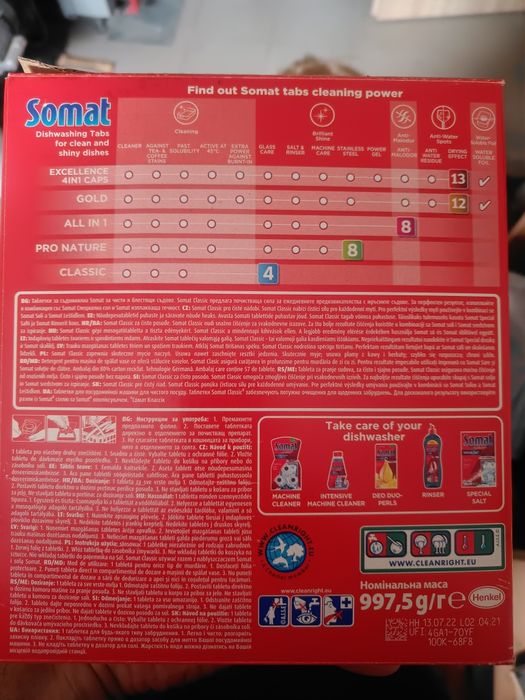 Tabletki do zmywarki Somat Classic 48 sztuk