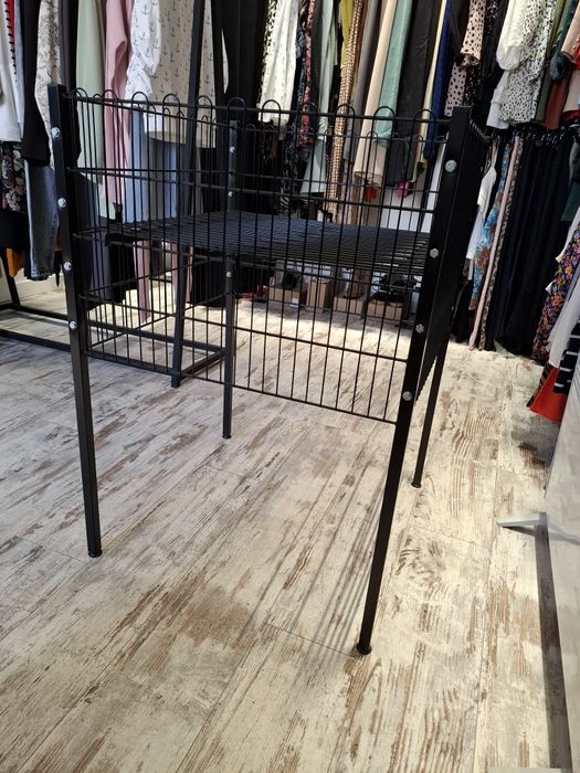 Металевий посилений контейнер кошик 60х60 см Чорний