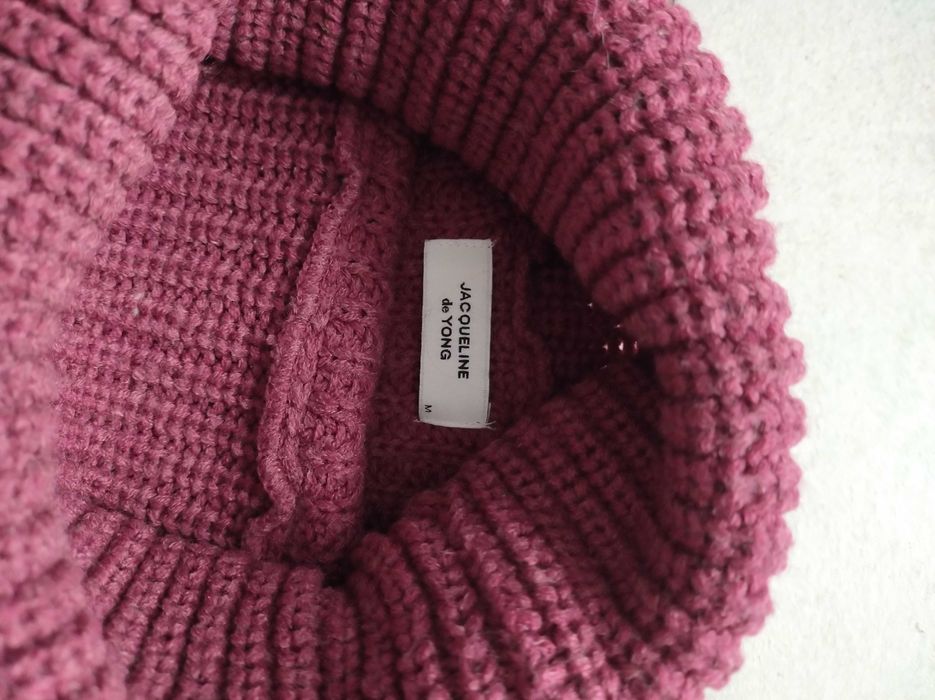 Golf oversize M bordowy