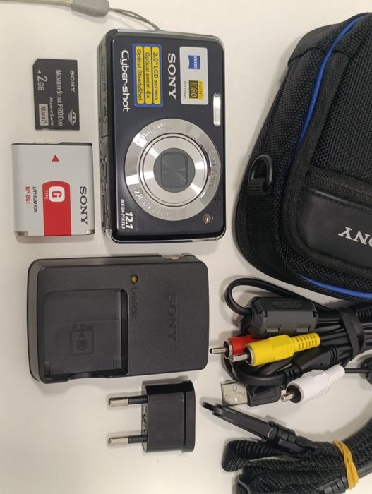 Aparat cyfrowy SONY Cyber-Shot DSC-W230 12mp ZEISS retro CCD jak NOWY!