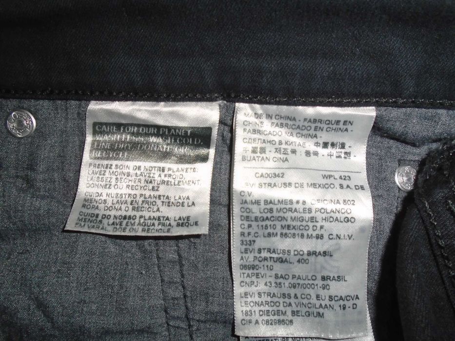 Джинсы Levis 511 USA W36 L32