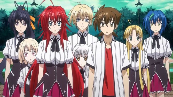 Аниме Демоны старшей школы High School DxD