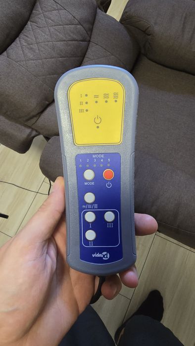 Fotel rozkładany z funkcją masażu i grzania