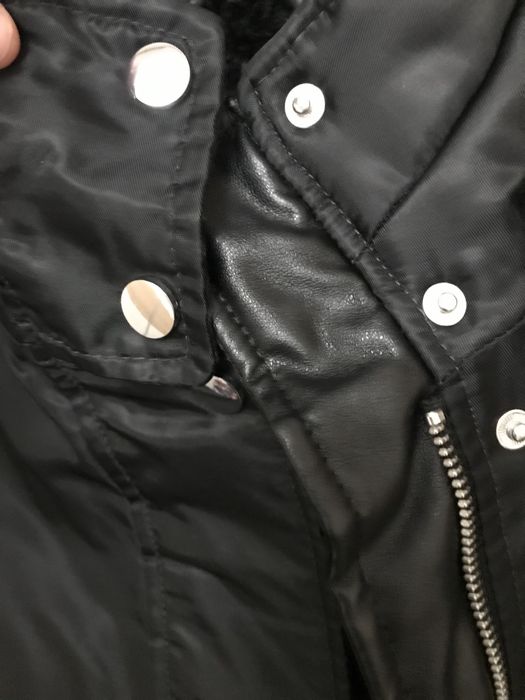 Курточка зара оверсайз черная