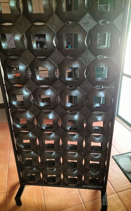 Biombo ou porta velas em ferro forjado