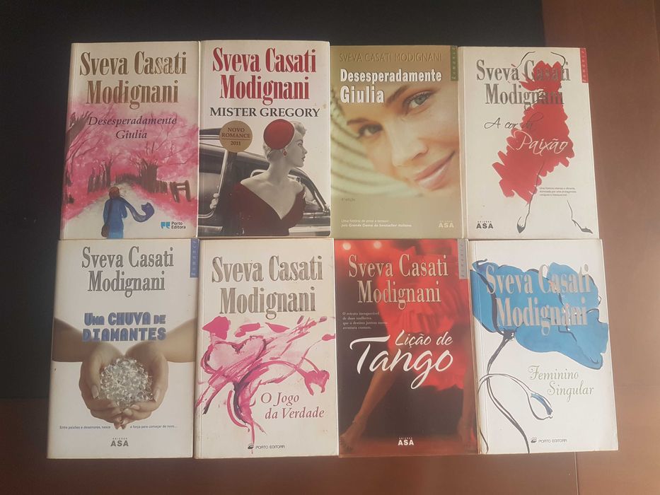 8 Books by Sveva Casati Modignani - Set for 30 Euros