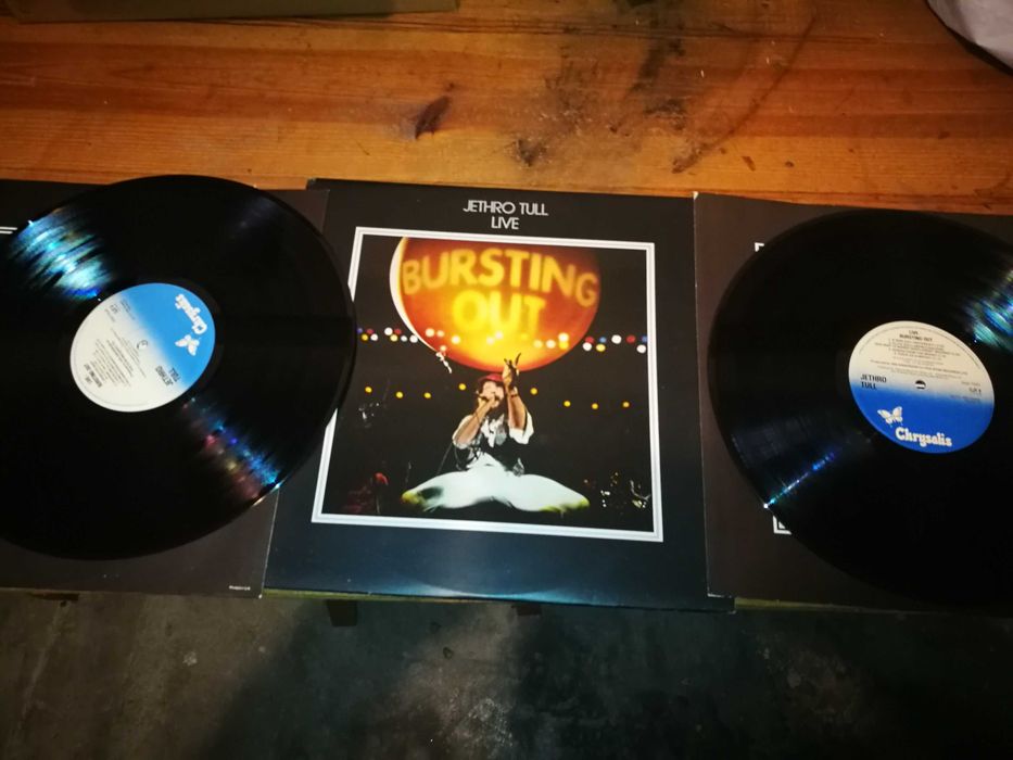 JETHRO TULL (Prog) - Live- Bursting Out (Ed ING-1978)  2 x LP