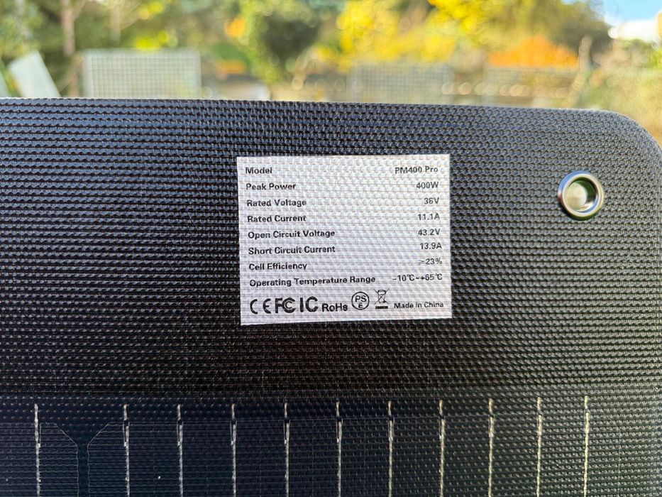 2 Paineis Fotovoltaicos - Blackview Oscal PM400 Pro 400W - 2 solares