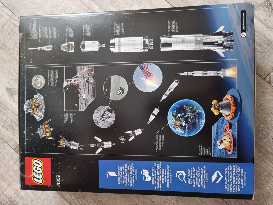 Lego Ideas Saturn V 21309 Nowe