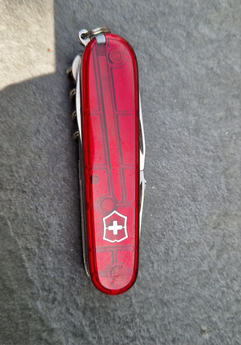 Szwajcarski scyzoryk Victorinox Explorer – Lupa, Nożyczki, Edycja Dürr Technik