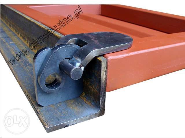 Dolne otwieranie burty, zawias dolny, wysyp dołem- komplet fi 22