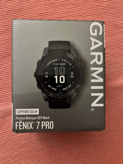 Garmin Fenix 7 Pro Solar Saphire - NOVO