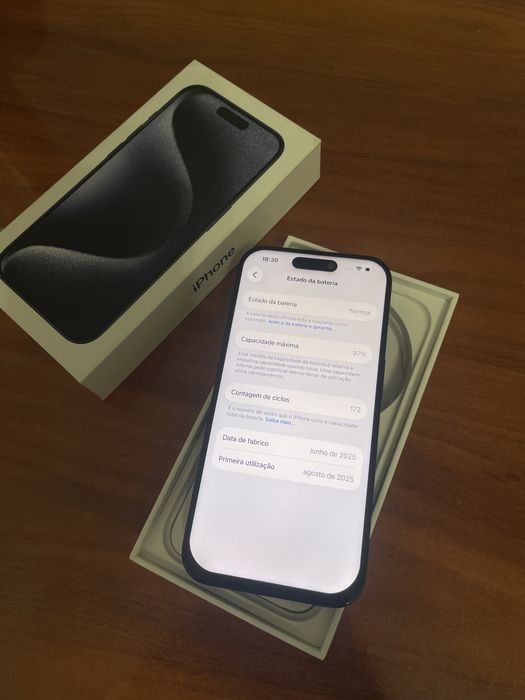 iPhone 15 Pro 128 GB , bateria 97%