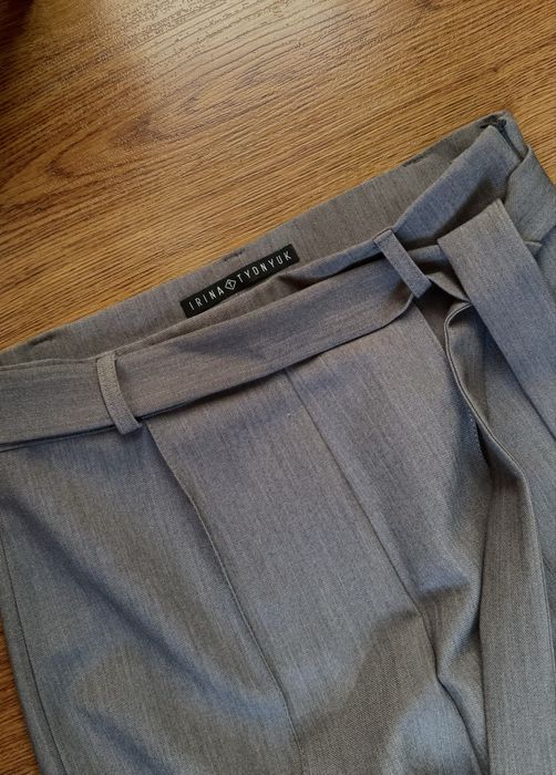 Сірі штани плацо Irina Tydnyuk