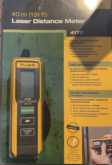 Dalmierz laserowy Fluke 417D nowy