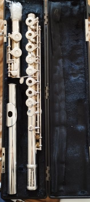 Flauta transversal Gemeinhardt  nível intermediário/  solid silver