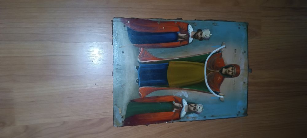Антична ікона 1903 року писана маслом