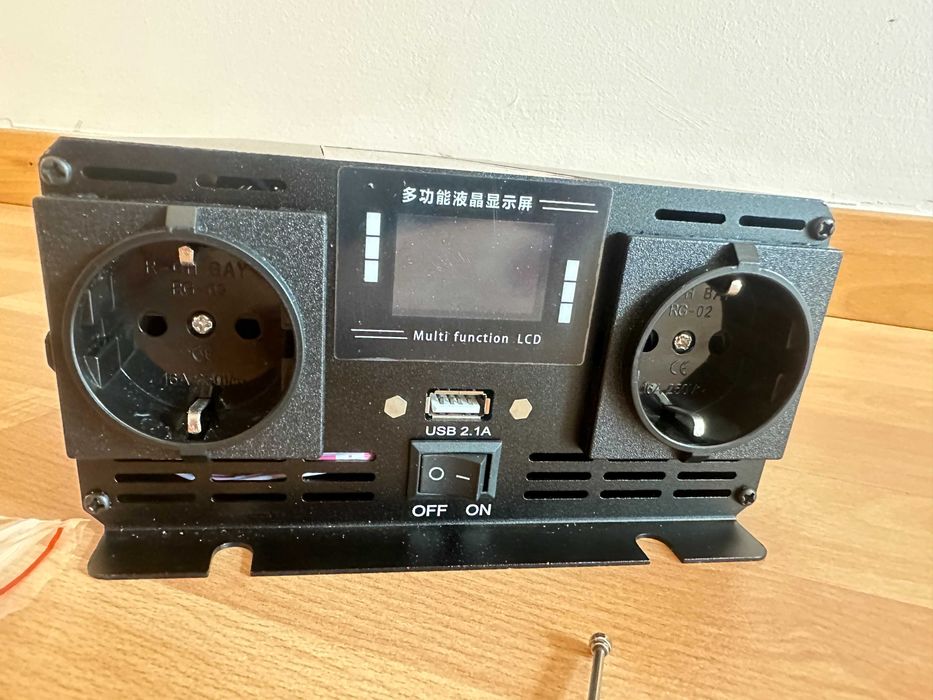 [NOVO] Inversor / Conversor • 2500W/5000W • Onda Pura • Comando • EU64739029532291124