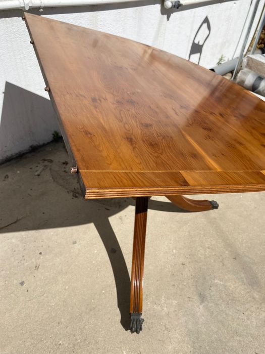 Mesa de jantar vintage de madeira 6-8 pessoas