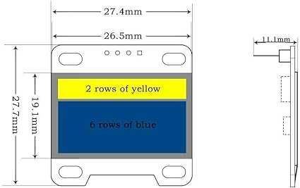 Arduino Module 128 x 64 Blue-White I2C Serial Driver64586215799426121