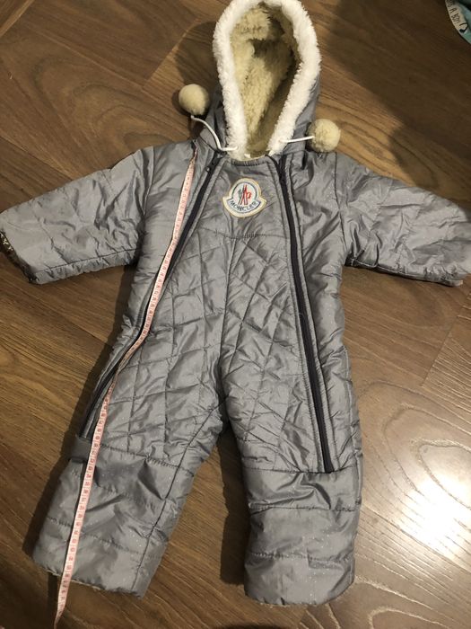 Комбинезон детский зимний Монклер овчина