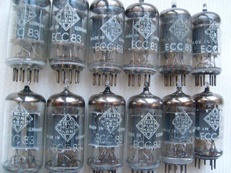Lampy Telefunken   ECC83   12AX7 Valvo