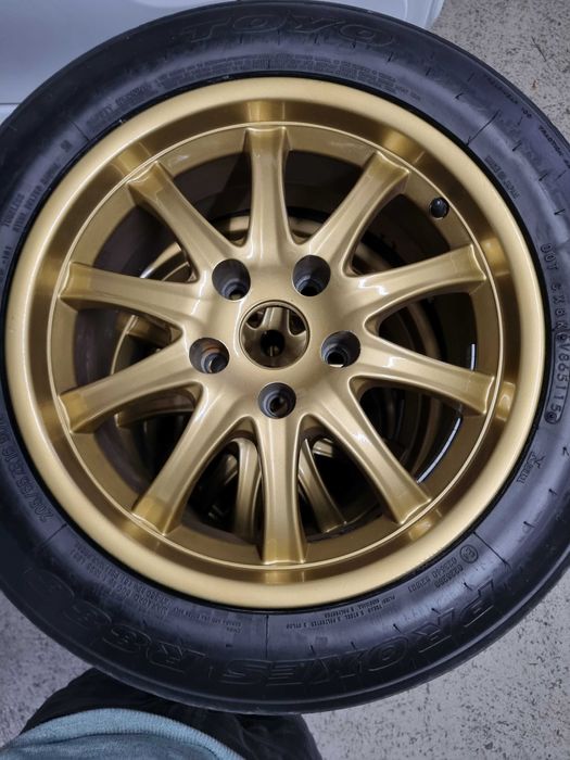 Jantes + pnues semi slick