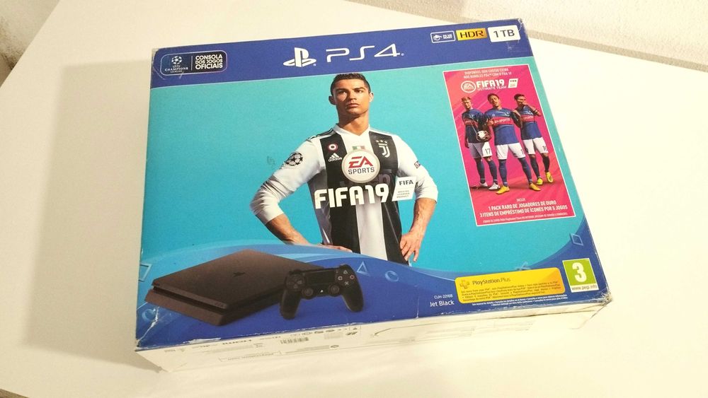 PS4 - Caixa de Consola PS4 Slim 1TB