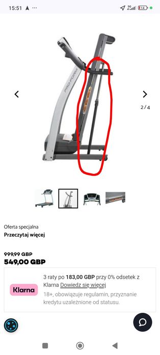 Bieżnia elektryczna Pro-Form 780 ZLT/18km/h
